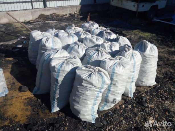 Уголь в мешках