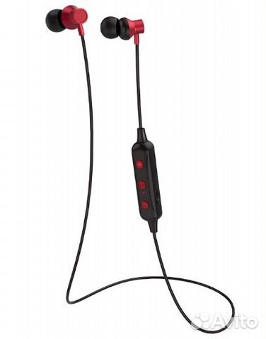 Bluetooth-наушники черно-красные Hoco ES13