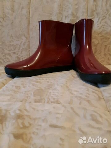 Сапоги резиновые с флисовым вкладышем Новые 39р