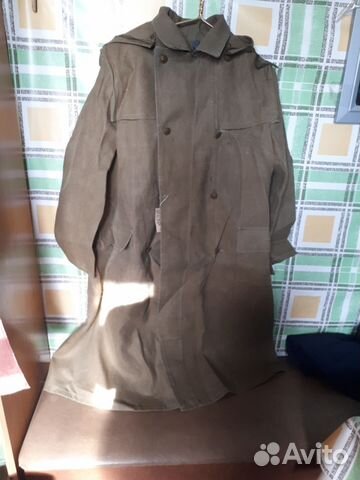 Плащи брезентовые армейские постовые СССР