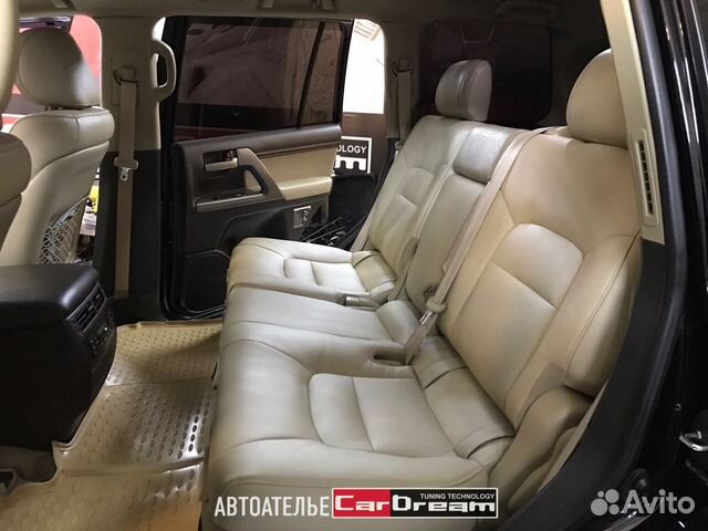 Кожаный салон сиденья Toyota Land Cruiser 200