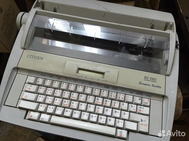 Пишущая машинка Citizen RS-280