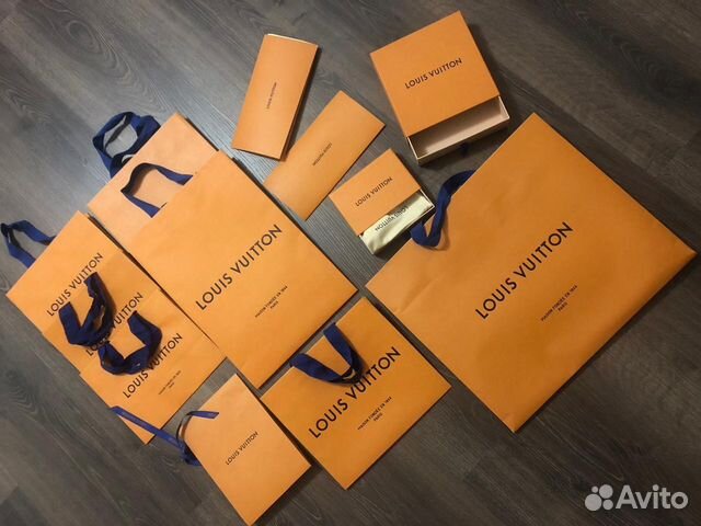 Оригинальные пакеты и коробки louis vuitton
