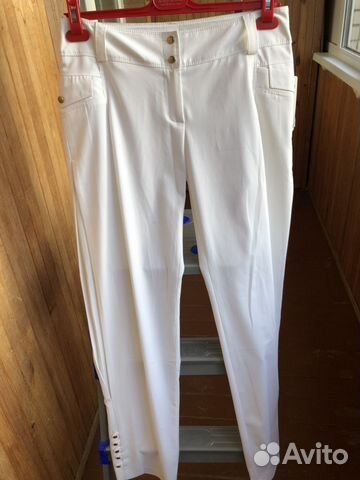 Брюки летние,белые.Турция. Р.48