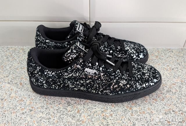 puma suede splatter