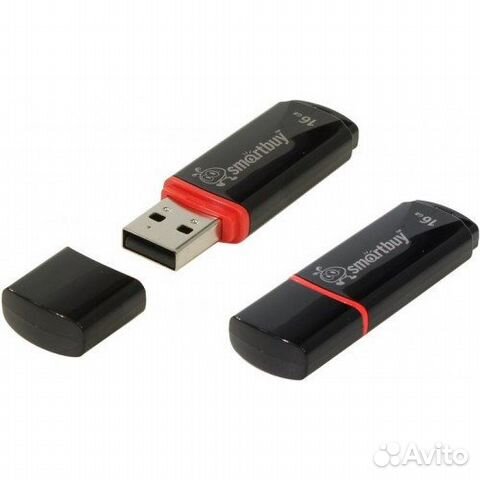 Флешка USB 2.0 64GB smartbuy crown black