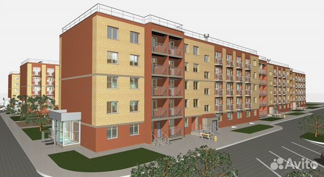 1-к квартира, 38.5 м², 1/5 эт.
