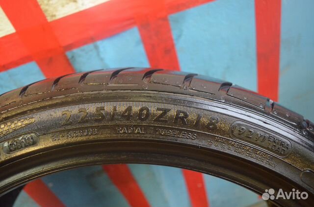 Летние шины 225/40/18 Dunlop Sp Sport Maxx TT