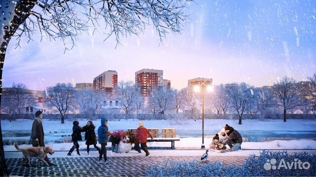 1-к квартира, 31.6 м², 12/17 эт.