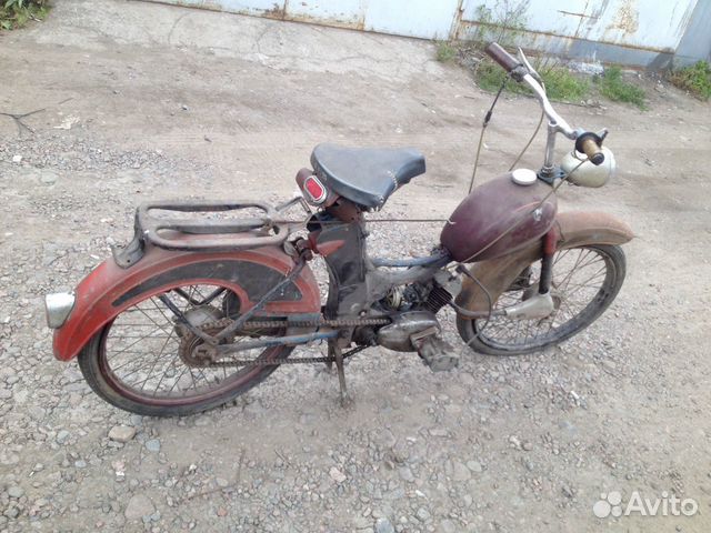 Simson sr2 ретро мопед