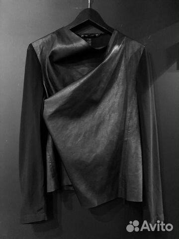 Кожаный жакет Zara