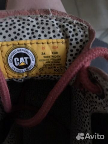 Ботинки CAT (Caterpillar), 34р (идёт на 35р) Ботинки CAT (Caterpillar), 34р (идёт на 35р)