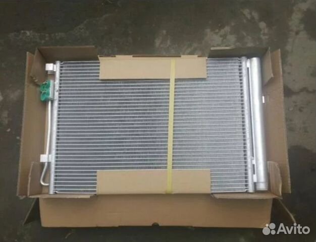 Радиатор кондиционера Hyundai Solaris киа рио