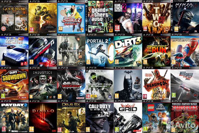 Игры PS3, есть всё что пожелаете