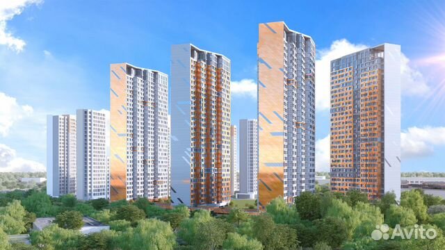 2-к квартира, 56.2 м², 4/22 эт.