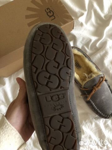 Мокасины Ugg серые Мокасины Ugg серые