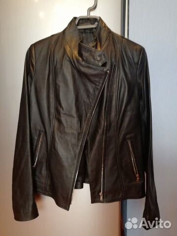 Куртка кожаная косуха женская