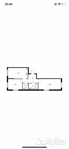 3-к квартира, 70.3 м², 7/23 эт.
