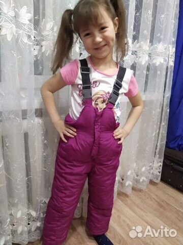 Пуховик с комбензоном