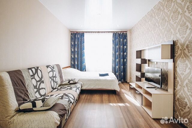 

1-к. квартира, 40 м², 2 кровати