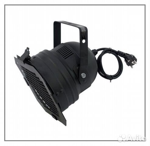 Прожектор eurolite PAR-56 Shot silver black, новый