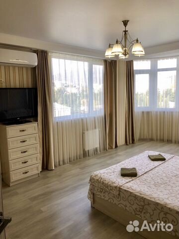 

1-к. квартира, 52 м², 2 кровати