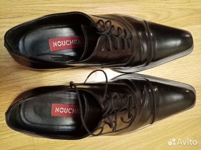 Ботинки кожа Nouchka Италия строгие оригинал Ботинки кожа Nouchka Италия строгие оригинал