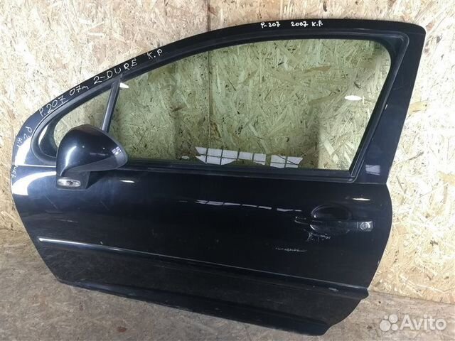 Дверь передняя левая Peugeot 207 2009 Дверь передняя левая Peugeot 207 2009