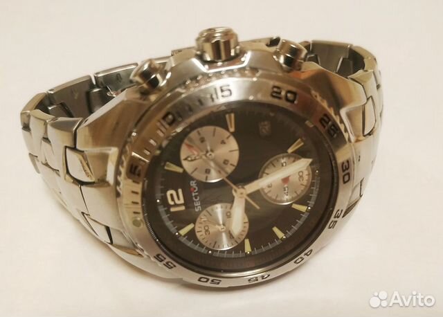 Swiss Made Sector 300 хронограф Wr 100. Сапфир Swiss Made Sector 300 хронограф Wr 100. Сапфир