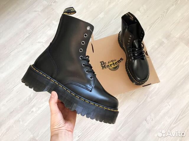 Ботинки Dr. Martens (Мартинс) кожаные осень