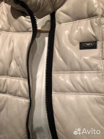Emporio Armani пуховик кожа Emporio Armani пуховик кожа