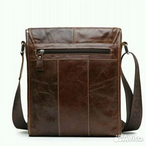 Мужская кожаная сумка, новая Мужская кожаная сумка, новая