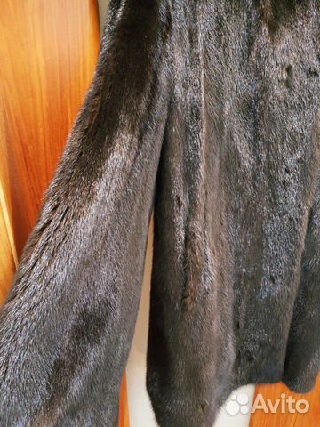 Шуба черная норка 46 размер
