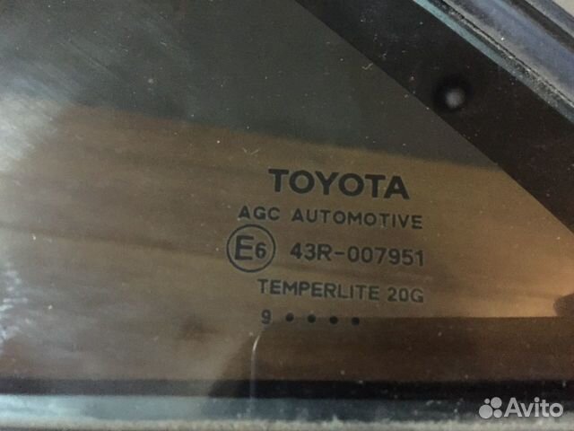 Стекло задней левой двери Toyota Camry V40 Стекло задней левой двери Toyota Camry V40