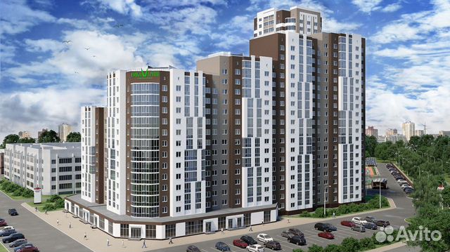 2-к квартира, 64 м², 7/15 эт.
