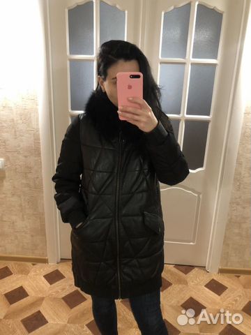 Кожаная зимняя куртка «снежная королева» Кожаная зимняя куртка «снежная королева»