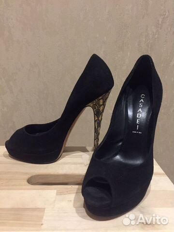 Туфли черные Casadei
