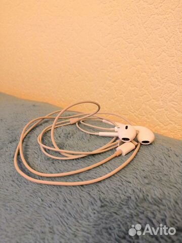 Наушники Apple earpods оригинал, Lightning