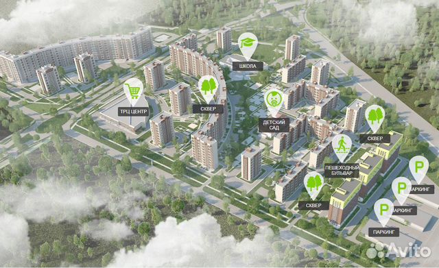 1-к квартира, 34.6 м², 8/18 эт. 1-к квартира, 34.6 м², 8/18 эт.