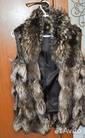 Меховая жилетка из песца Меховая жилетка из песца