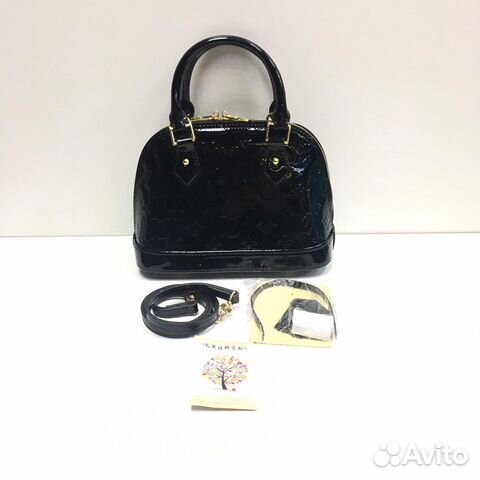 Сумка Louis Vuitton Alma Monogram Vernis Амарант