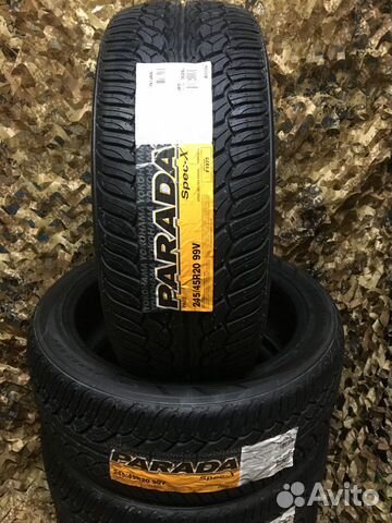 Новые 245/45 R20 Yokohama Parada Spec-X Япония Новые 245/45 R20 Yokohama Parada Spec-X Япония
