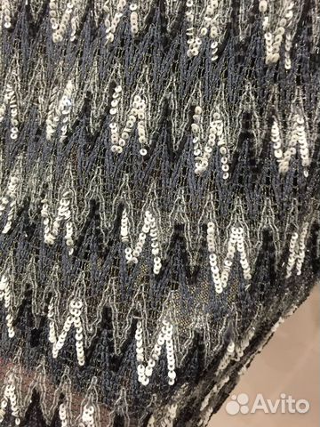 Платье с бисером и пайетками