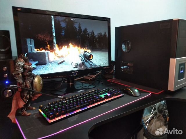 Игровой пк. 4ядра, 8гб, RX 550 2гб, 300гб