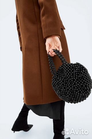 Сумка из бусин zara