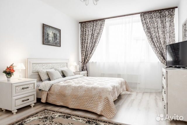 

1-к. квартира, 55 м², 2 кровати