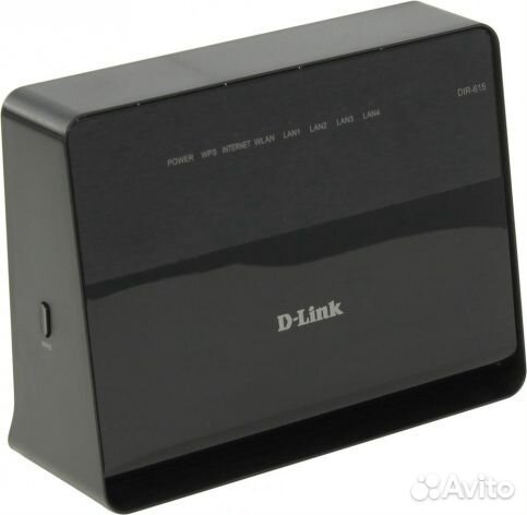 Роутер D-Link DIR-615/A/N1C (черный) Роутер D-Link DIR-615/A/N1C (черный)