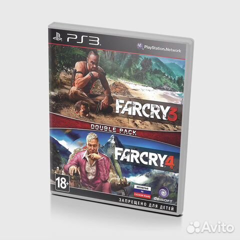 Комплект из 2 игр Far Cry 3 + Far Cry 4 (PS3)