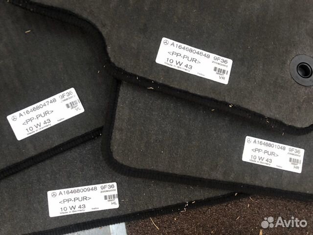 Коврики ткань велюр Mercedes ML W164 отличные Коврики ткань велюр Mercedes ML W164 отличные
