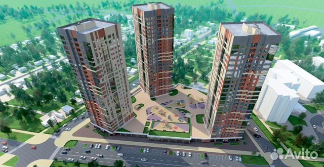 2-к квартира, 56 м², 9/25 эт.